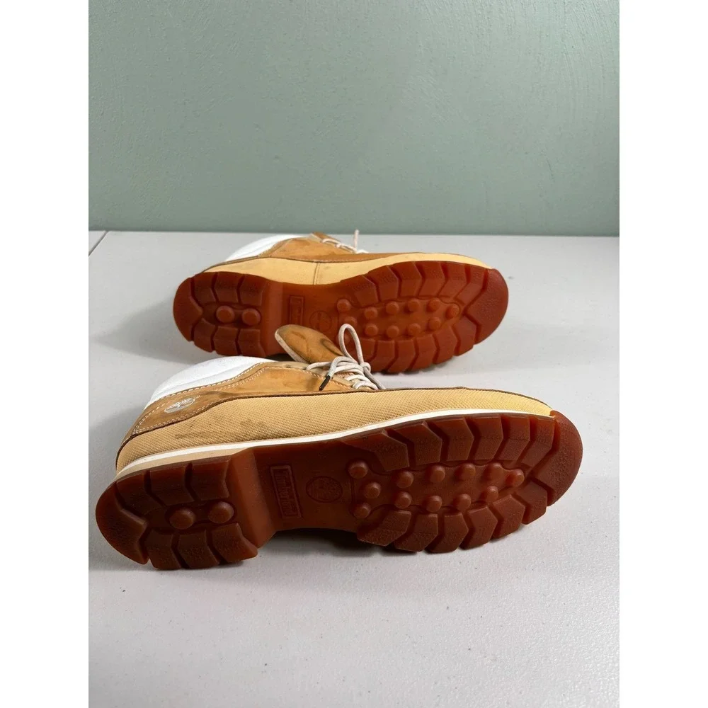 Timberland Euro Hiker Boots‎ Mens Size 10.5M Tan Leather Active Comfort Tech